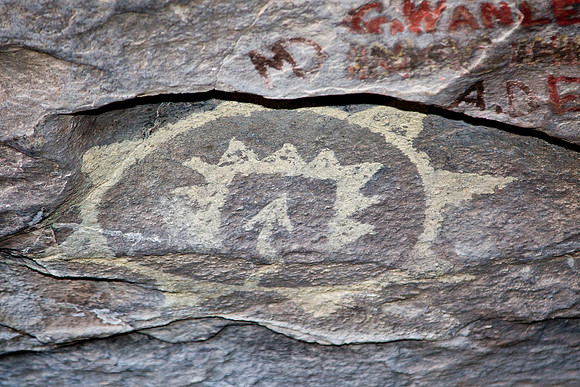 2 Hueco Tanks Pictograph KAC7370