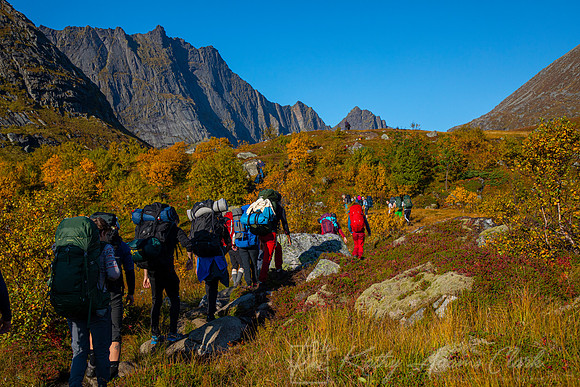 Hikers Lofoten Norway KAC6122