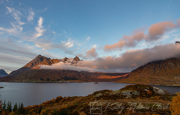 Austnesfjord Lofoten Norway KAC6448-9Pano