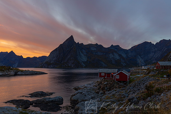 Sunset Hamnøy Lofoten Islands KAC4485