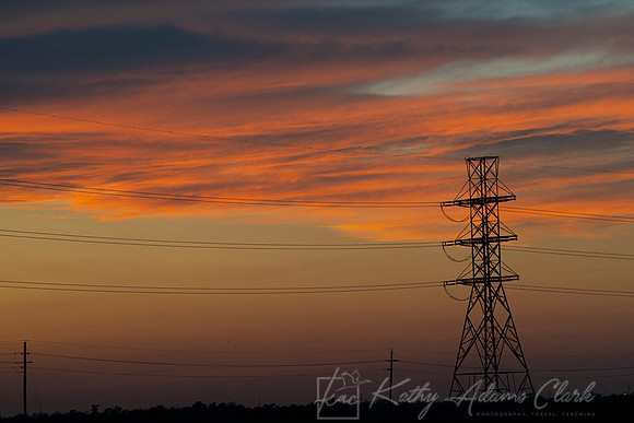 Power Poles at Sunset KAC0646