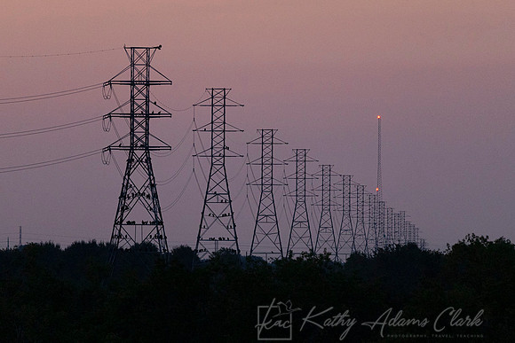 Power Poles at Sunset KAC0647