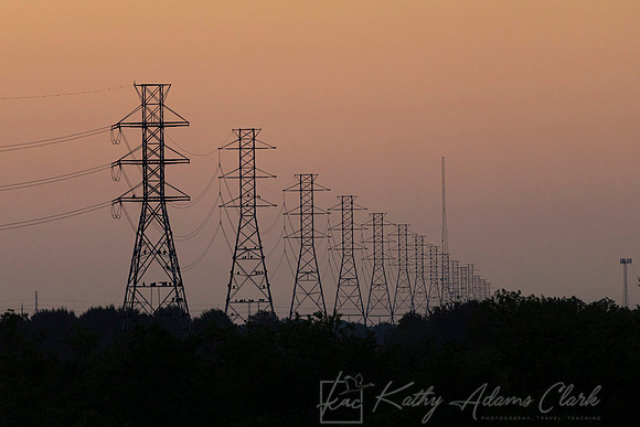 Power Poles at Sunset KAC0645