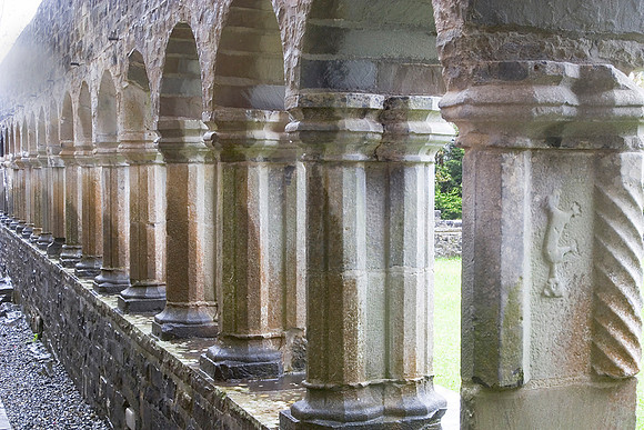 Ballintubber Abbey Cloister walk KAC10053