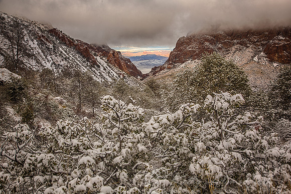 Big Bend National Park Snow KAC0703_HDR