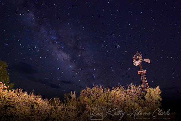 Milky Way with windmill KAC4820